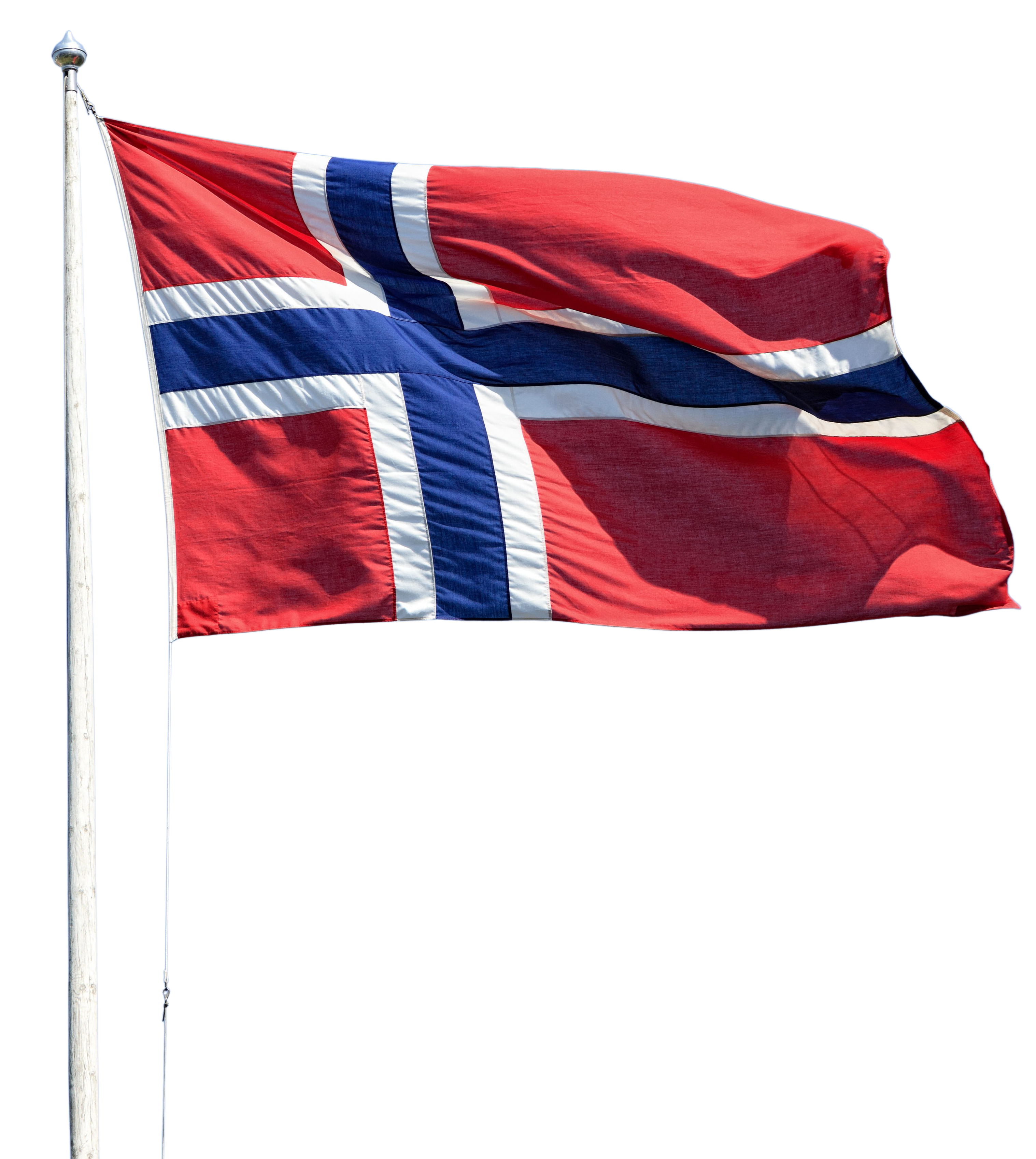 Norsk flagg til flaggstang - 1852