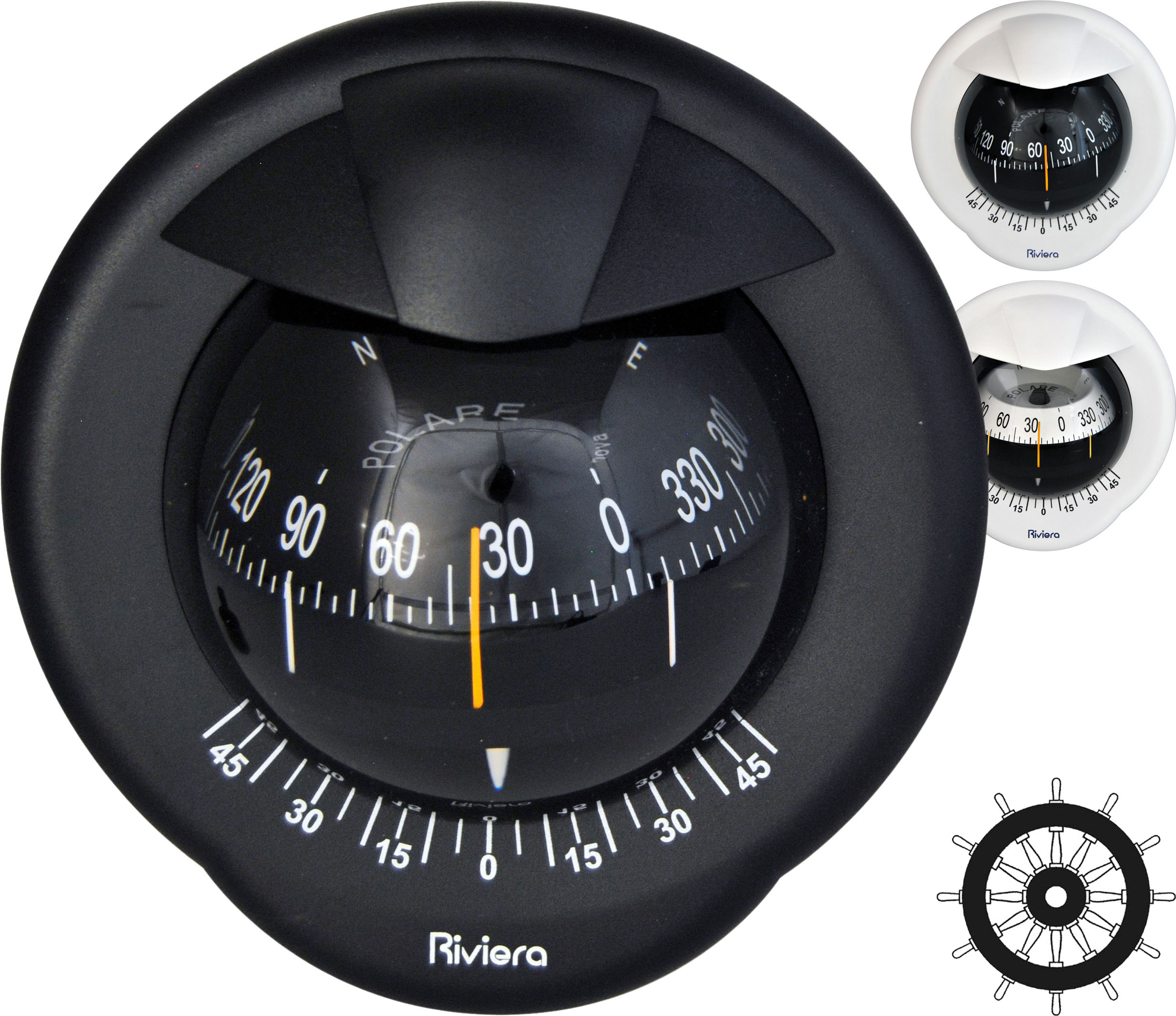 Riviera Polare BP1 kompass for skottmontering