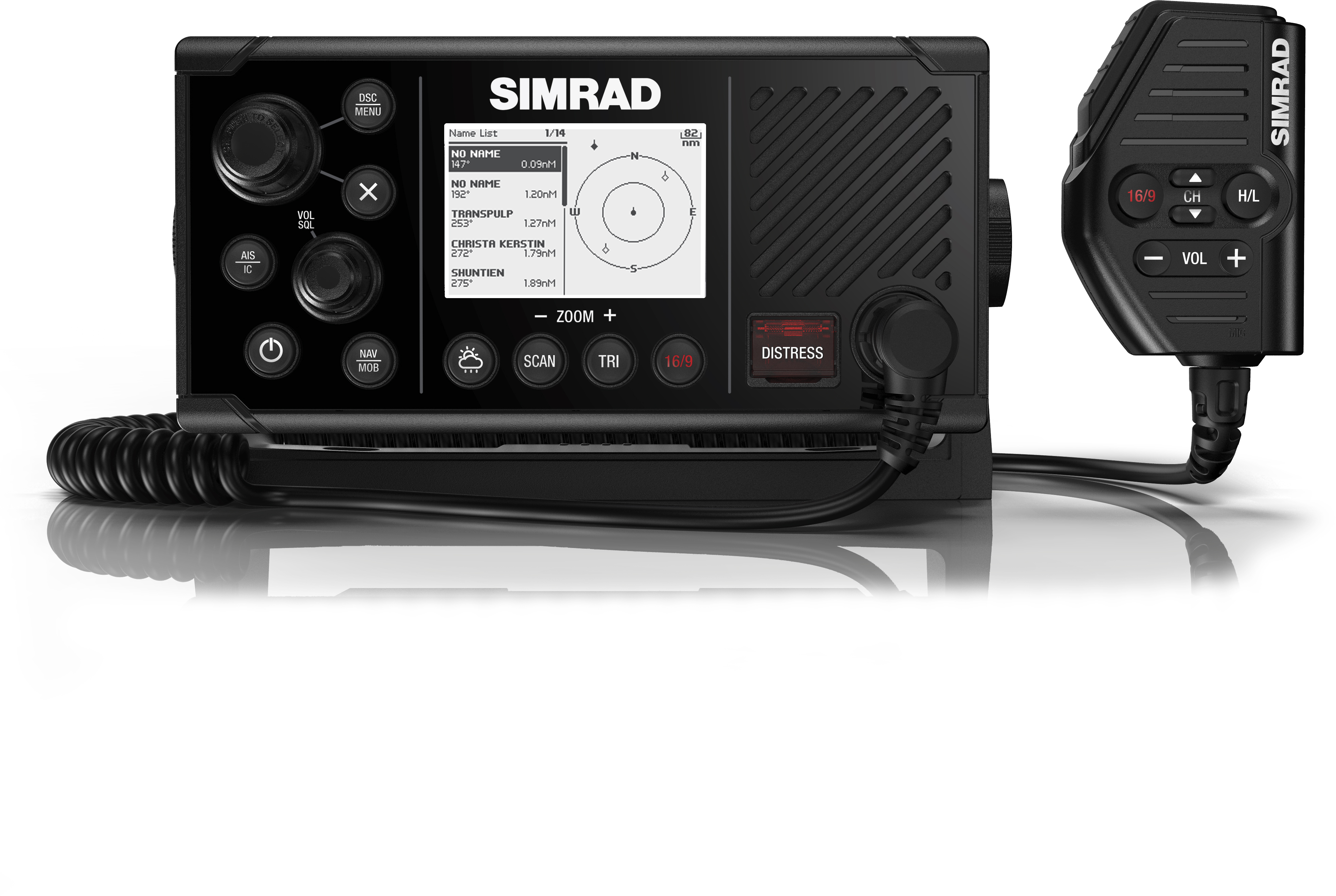 RS40 VHF-radio med GPS/AIS - Simrad