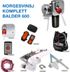 Norgesvinsj komplett -  Balder 600